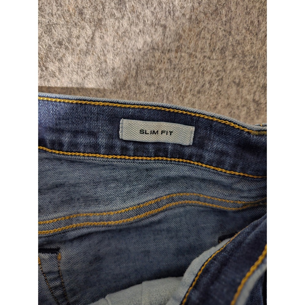 Flint and Tinder Jeans Women 32x30 Blue Slim Fit Candiani Denim - Picture 7 of 9